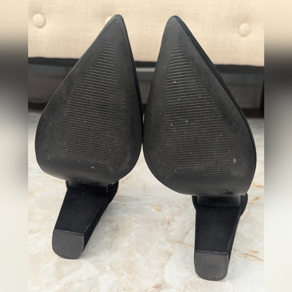 Steve Madden Velvet high heel cuff ankle strap buckle shoes Made In Brazil Sz 9M - Picture 9 of 13